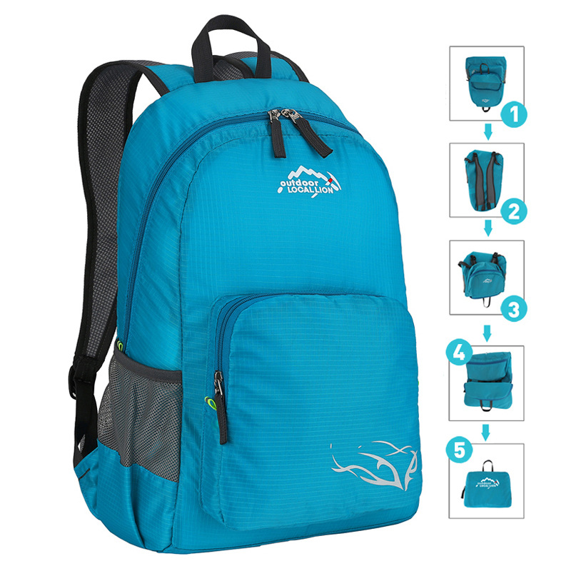 Cross-Border 25L Backpack Folding Backpack Outdoor Bag Men&#039;s and Women&#039;s Backpack Sports Bag Outdoor Hiking Backpack 557