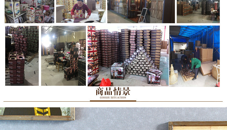 New Arrival Three-Piece Solid Wood Vintage Suitcase Photo Prop Decorations Boxes Clothing Store Decoration Box Customization