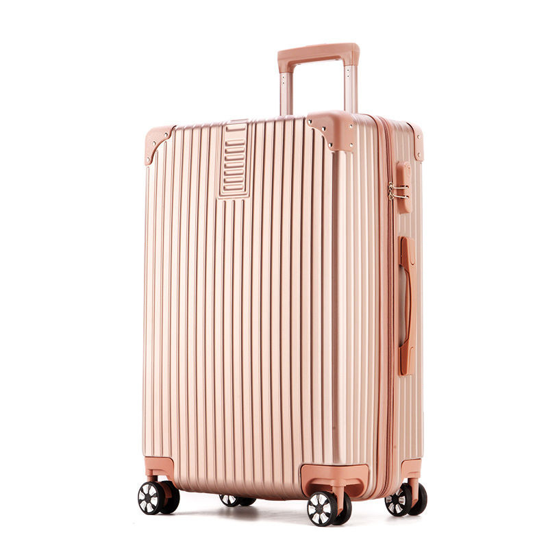24-Inch Aluminium Frame Luggage Universal Wheel Suitcase Female Luggage Retro 20-Inch Ins Student Password Suitcase Wholesale
