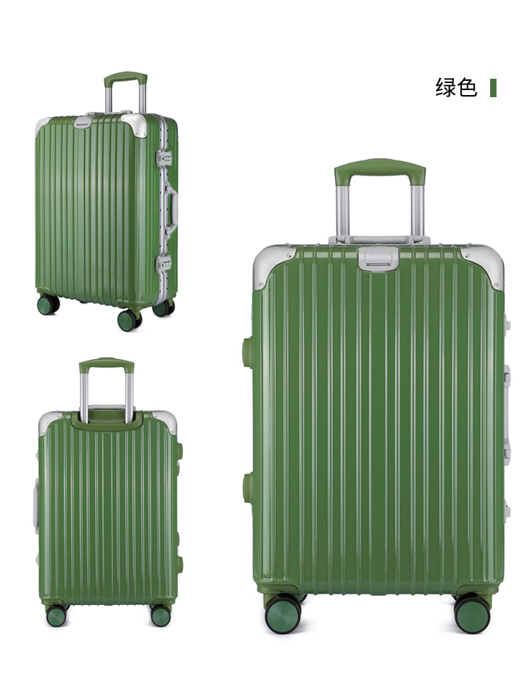 Suitcase Aluminum Frame Male and Female College Student Trolley Case Luggage Boarding Bag 20-Inch