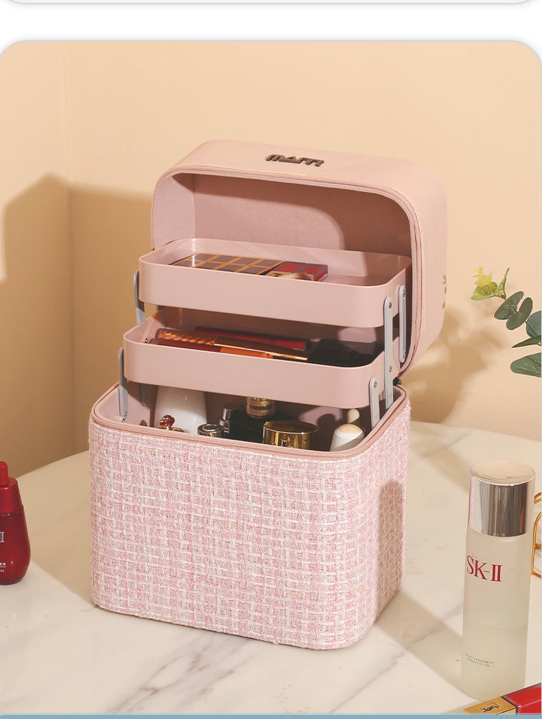 Manufacturer Cosmetic Bag Women's Large Capacity 2021 New Cosmetic Case Storage Box Portable Oversized Ins Style Suitcase Manufacturer Cosmetic Bag Women's Large Capacity 2021 New Cosmetic Case Storage Box Portable Oversized Ins Style Suitcase