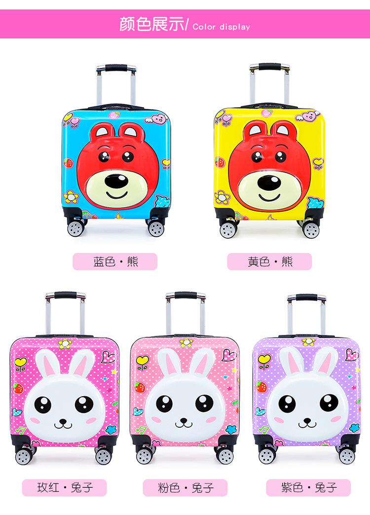 Trolley Case Password Suitcase Suitcase Boarding Bag Luggage Toy Children Suitcase Backpack Backpack Schoolbag School Bag