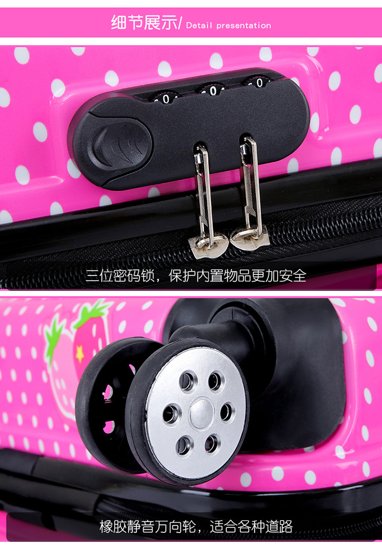 Trolley Case Password Suitcase Suitcase Boarding Bag Luggage Toy Children Suitcase Backpack Backpack Schoolbag School Bag