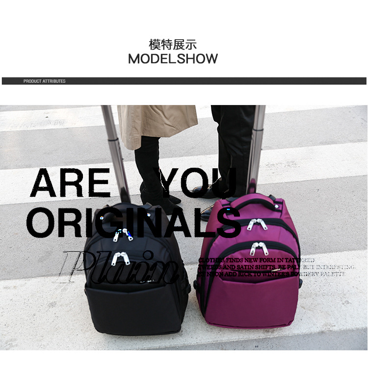Backpack Solid Color Oxford Cloth Boarding Travel Bag Trolley Luggage 20-Inch Business Computer Backpack Suitcase Backpack Solid Color Oxford Cloth Boarding Travel Bag Trolley Luggage 20-Inch Business Computer Backpack Suitcase