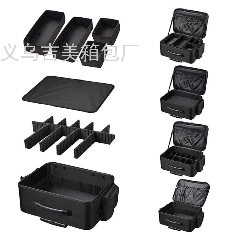 Trade Cosmetic Case Cosmetic Bag Universal Wheel Trolley Case Large Capacity Suitcase Beauty Hairdressing Toolbox Can Be