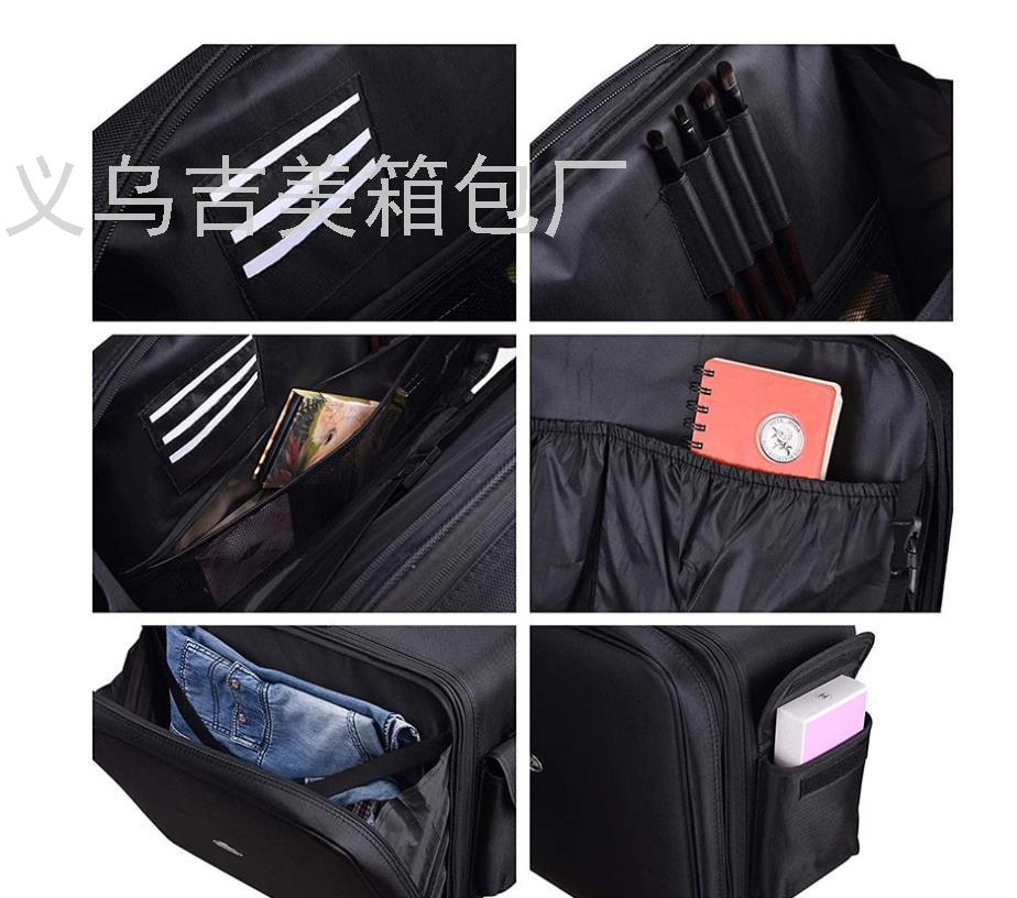 Trade Cosmetic Case Cosmetic Bag Universal Wheel Trolley Case Large Capacity Suitcase Beauty Hairdressing Toolbox Can Be