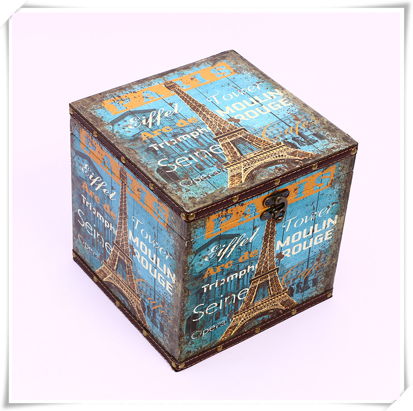 European-Style Retro Suitcase Storage Box Wooden Box Vintage Travel Props Leather Suitcase Distressed Creative Ornaments European-Style Retro Suitcase Storage Box Wooden Box Vintage Travel Props Leather Suitcase Distressed Creative Ornaments
