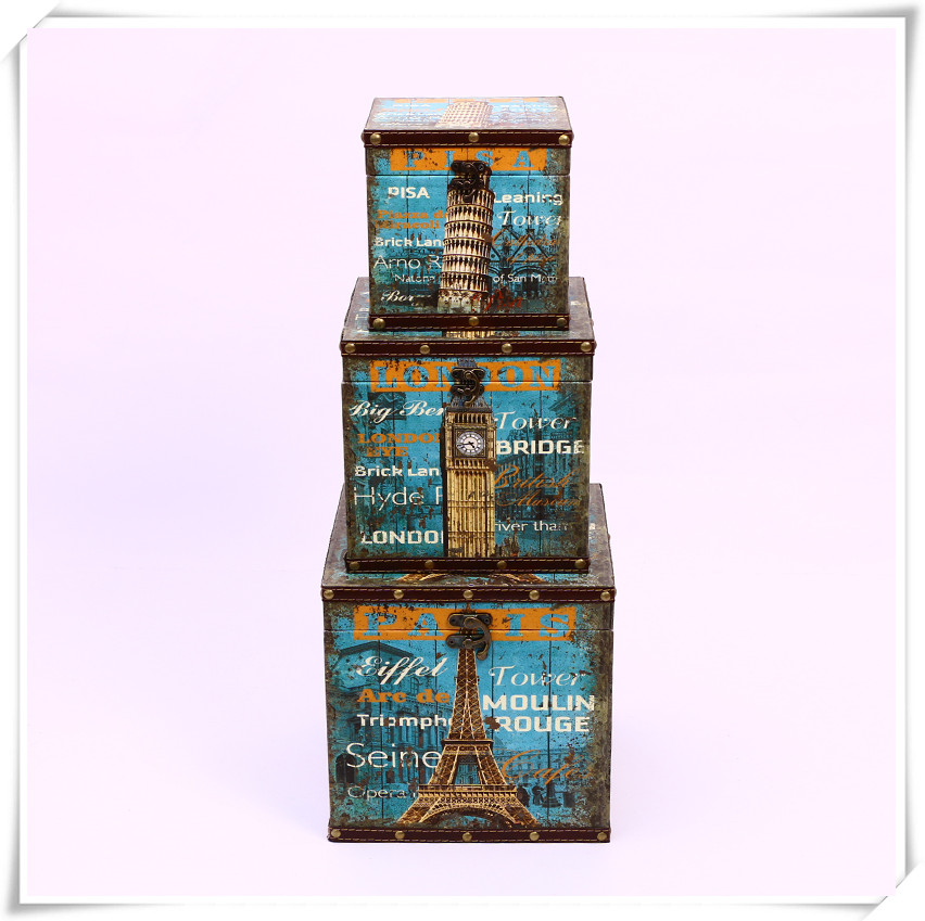 European-Style Retro Suitcase Storage Box Wooden Box Vintage Travel Props Leather Suitcase Distressed Creative Ornaments European-Style Retro Suitcase Storage Box Wooden Box Vintage Travel Props Leather Suitcase Distressed Creative Ornaments