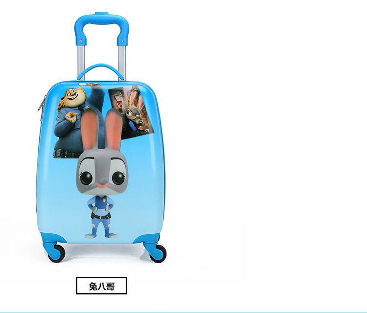 Factory Supply 18-Inch Children's Cartoon Trolley Case Luggage Gift Suitcase Set Square Four-Wheel Cartoon Suitcase Factory Supply 18-Inch Children's Cartoon Trolley Case Luggage Gift Suitcase Set Square Four-Wheel Cartoon Suitcase