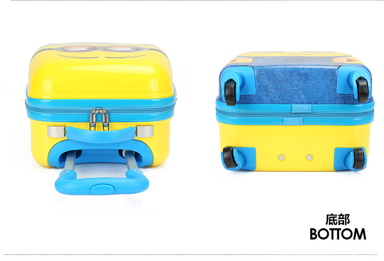 Factory Supply 18-Inch Children's Cartoon Trolley Case Luggage Gift Suitcase Set Square Four-Wheel Cartoon Suitcase Factory Supply 18-Inch Children's Cartoon Trolley Case Luggage Gift Suitcase Set Square Four-Wheel Cartoon Suitcase