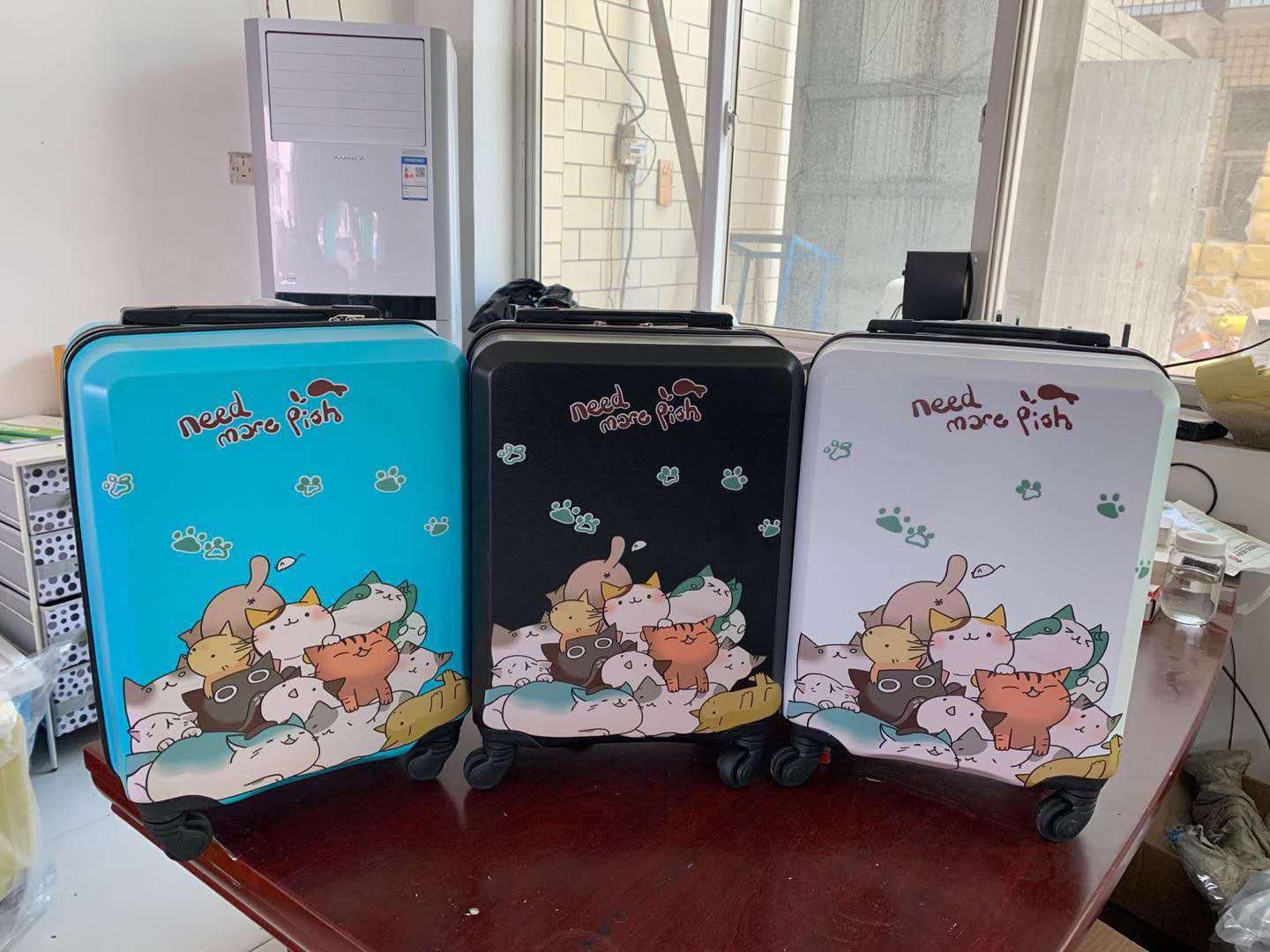 Factory Supply 18-Inch Children's Cartoon Trolley Case Luggage Gift Suitcase Set Square Four-Wheel Cartoon Suitcase Factory Supply 18-Inch Children's Cartoon Trolley Case Luggage Gift Suitcase Set Square Four-Wheel Cartoon Suitcase