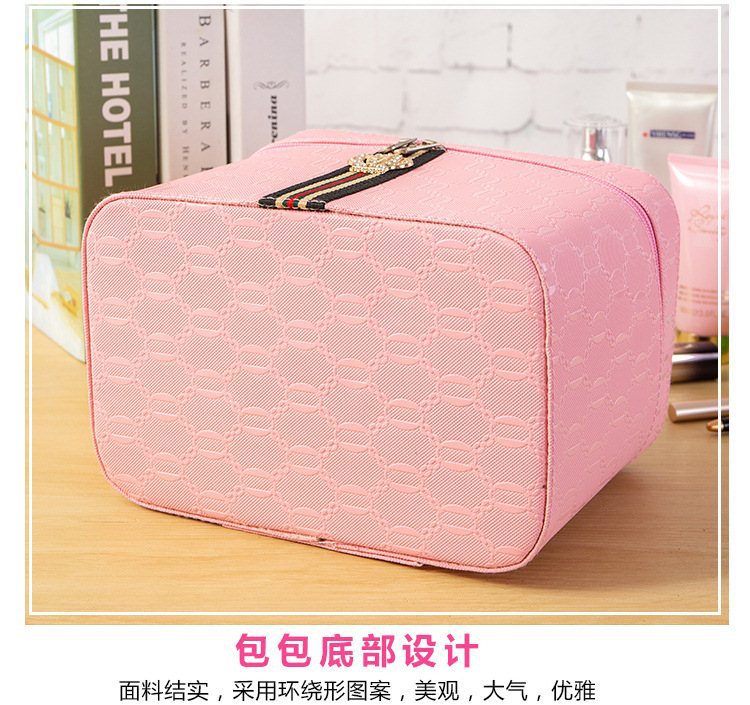 Suitcase Korean Version of Travel Portable Toiletry Bag Personality Skincare New fashion makeup bag suitcase
