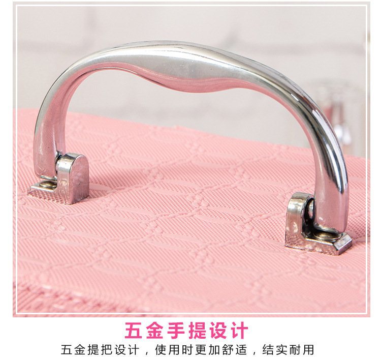 Suitcase Korean Version of Travel Portable Toiletry Bag Personality Skincare New fashion makeup bag suitcase