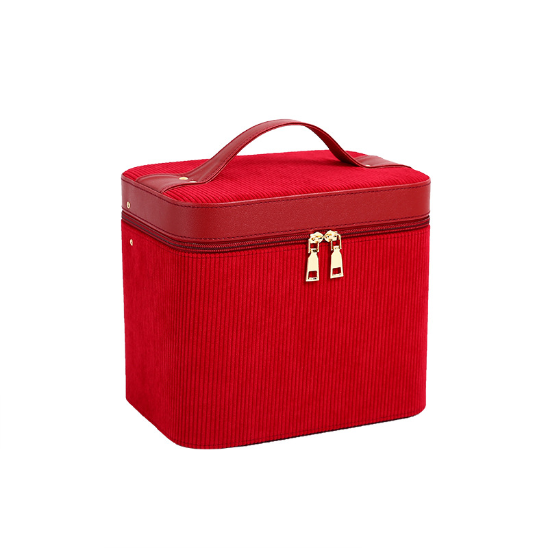 Korean Style Cosmetic Case Cosmetic Bag Travel Storage Suitcase Single Open Cosmetic Case Makeup Fixing Box Custom Wholesale