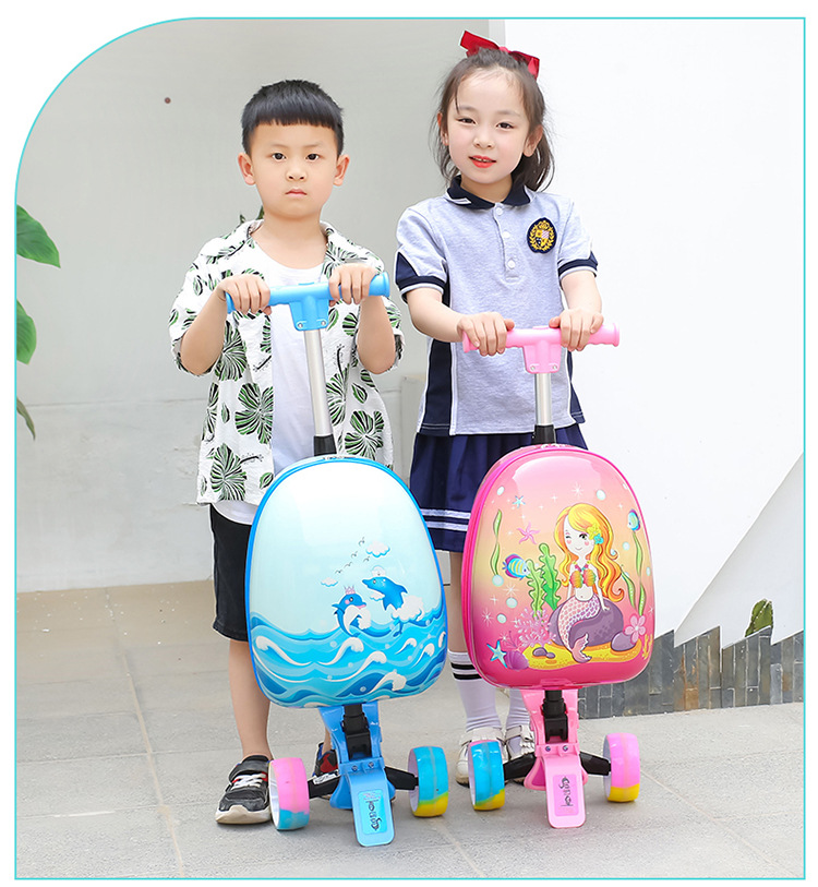 Scooter Toy Luggage Trolley Case Suitcase Boarding Bag Children Suitcase Backpack Backpack Schoolbag School Bag Scooter Toy Luggage Trolley Case Suitcase Boarding Bag Children Suitcase Backpack Backpack Schoolbag School Bag