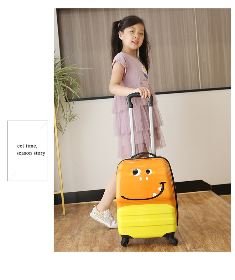 Children's Trolley Case Customized 18-Inch Universal Wheel Children's Luggage and Suitcase 3D 3D Universal Wheel Cartoon Luggage