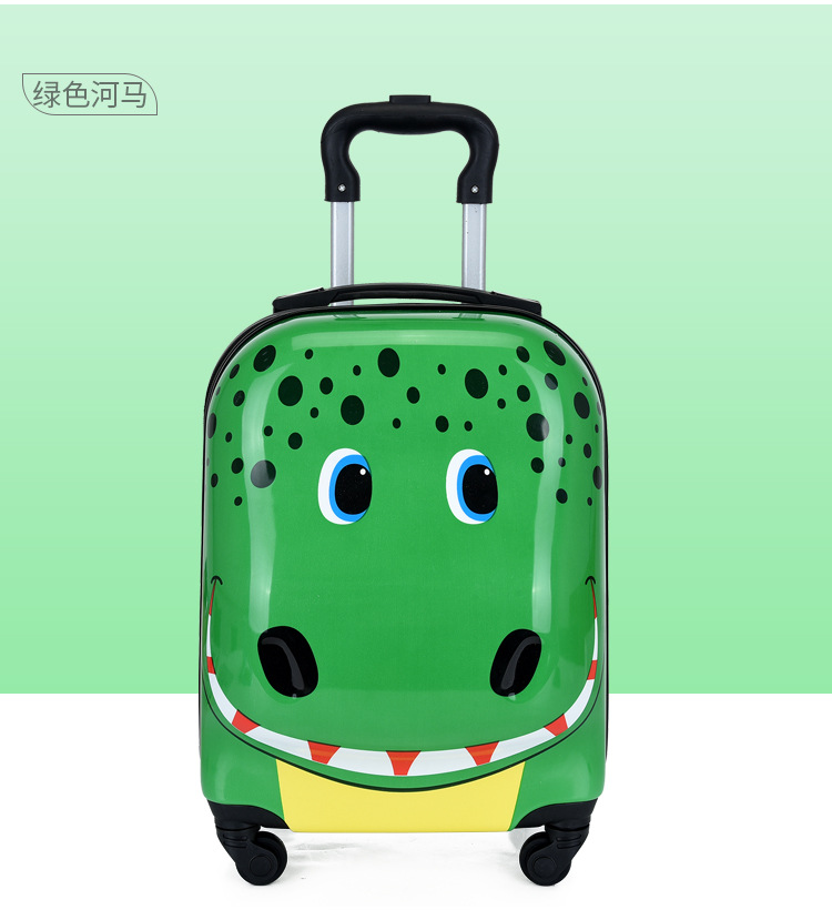 Children's Trolley Case Customized 18-Inch Universal Wheel Children's Luggage and Suitcase 3D 3D Universal Wheel Cartoon Luggage