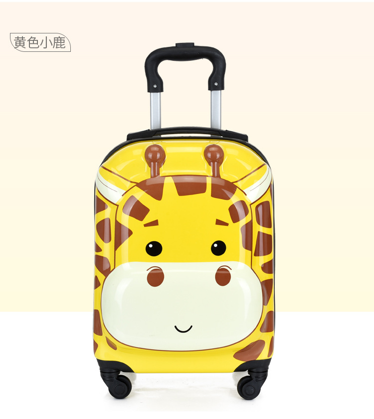 Children's Trolley Case Customized 18-Inch Universal Wheel Children's Luggage and Suitcase 3D 3D Universal Wheel Cartoon Luggage