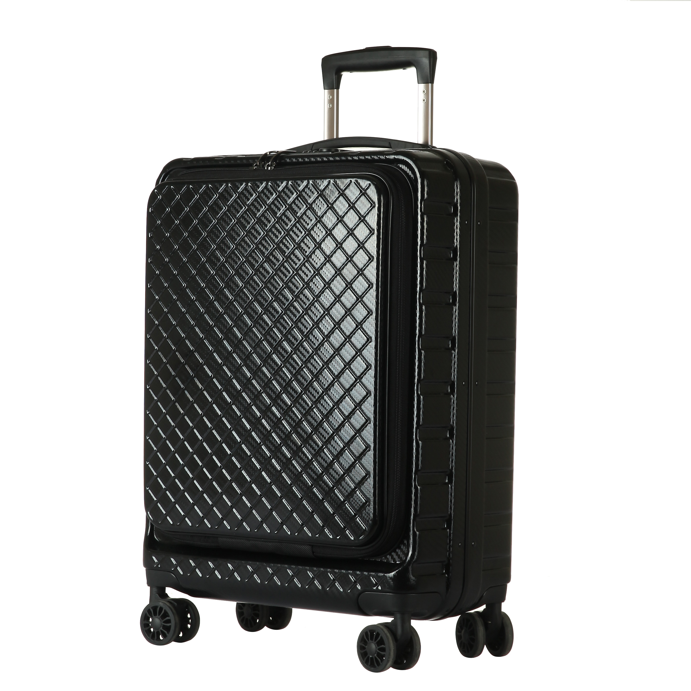 Front Open Cover with Charging Socket Mute Aircraft Wheel Luggage Trolley Case Suitcase Factory Direct Sales Wholesale