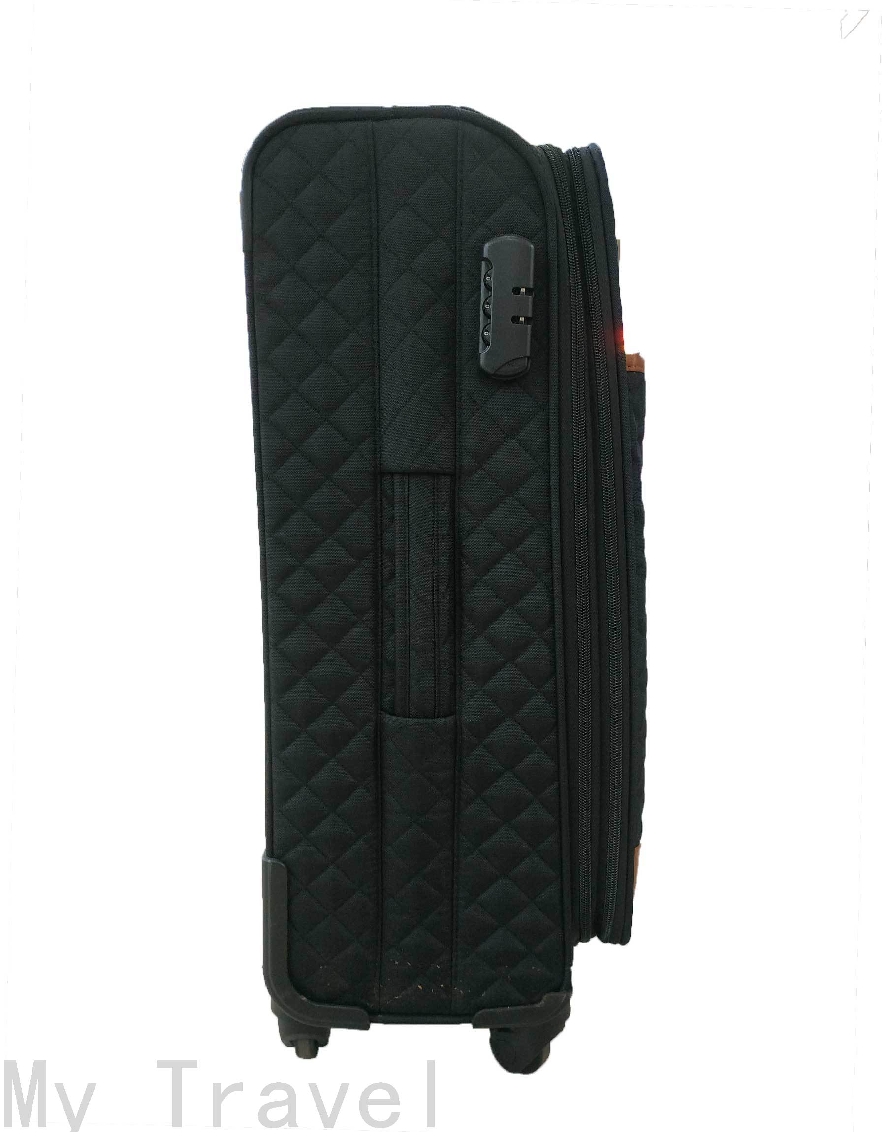 Luggage Password Suitcase Luggage Fabric Zipper Suitcase Three-Piece Trolley Case