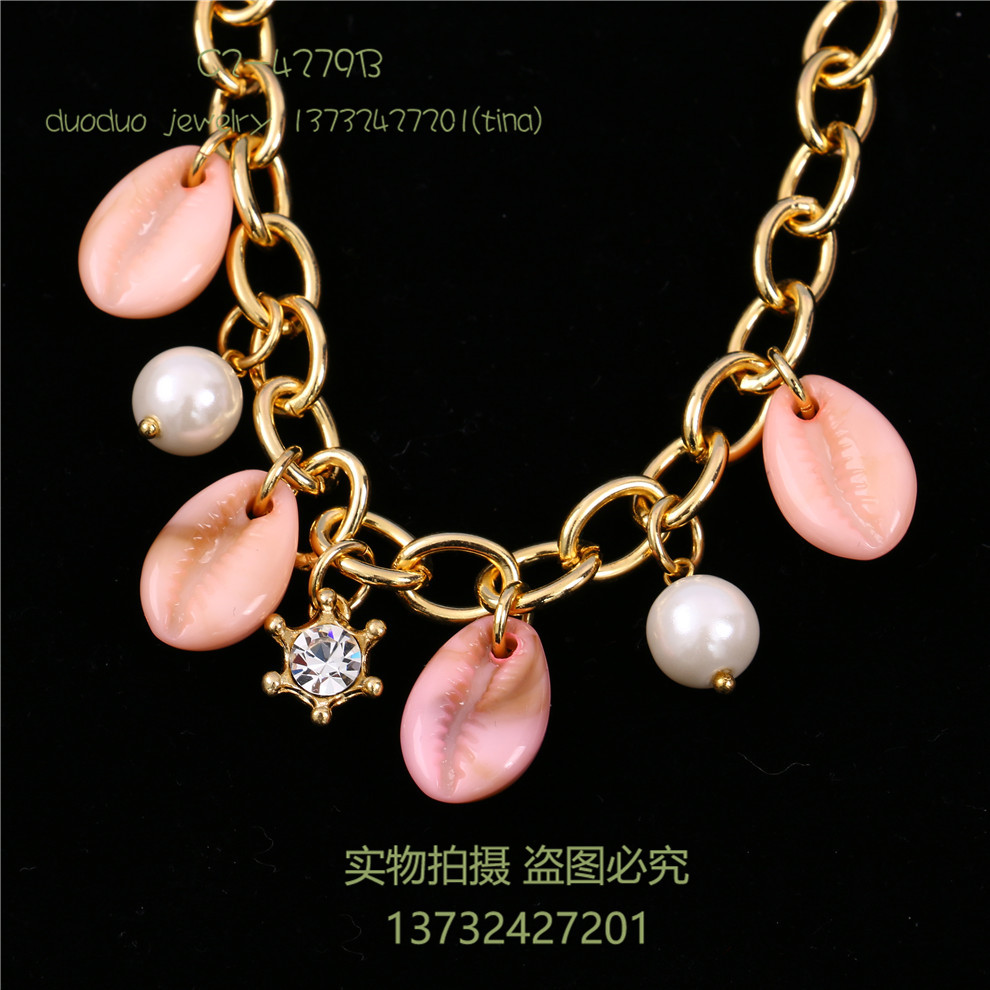 A Lot of Ornament Natural Stone Bracelet Simple Wild Alloy Thick Straps Bracelet Girls Fashion Ornament