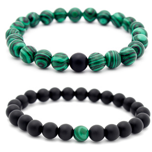 2020 Cross-Border Seven-Pulse Wheel Alloy Ornament Volcanic Rock Aromatherapy Beaded Bracelet Stone Yoga Bracelet