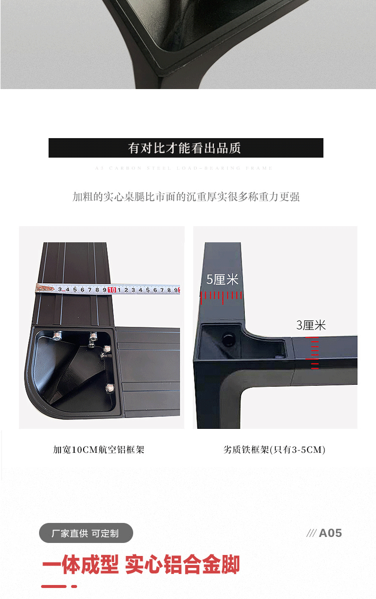 Customizable Simple Metal Iron Art Table Leg Marble Stone Plate Table Leg Hardware Accessories Light Luxury Aluminum Alloy Dining Table Stand