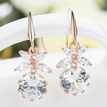 Factory Direct Sales Alloy Female Stud Earrings Korean New Accessories Opal Stone Ear Studs European and American Foreign Trade Exaggerated Earrings Factory Direct Sales Alloy Female Stud Earrings Korean New Accessories Opal Stone Ear Studs European and American Foreign Trade Exaggerated Earrings