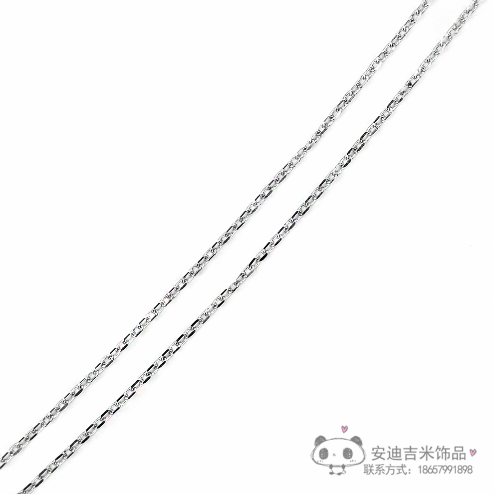 Cold Wind Graceful Online Influencer Sparkling Flash Clavicle Chain Choker Pure Necklace Light Luxury Minority Necklace Sweater Chain for Women