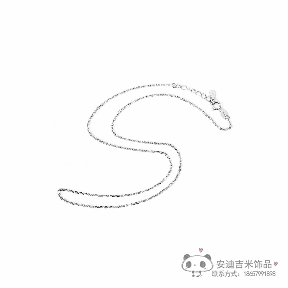Cold Wind Graceful Online Influencer Sparkling Flash Clavicle Chain Choker Pure Necklace Light Luxury Minority Necklace Sweater Chain for Women