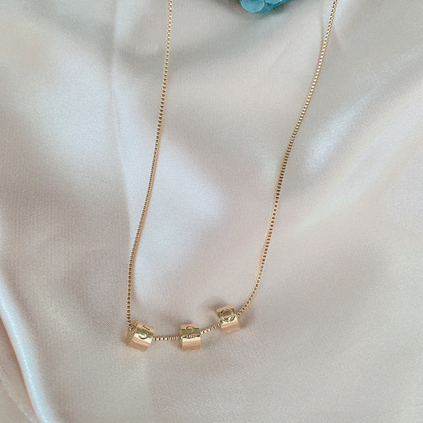Titanium Steel Necklace 520 Confession Choker Retro Sense of Quality Pendant Ins Trendy Women
