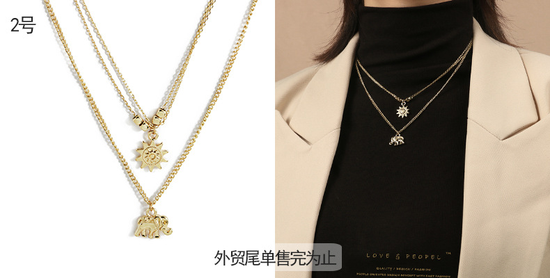 European and American Foreign Trade Retro Necklace for Women Ins Cold Style Simple Clavicle Chain Instafamous Design Sense Choker Wholesale European and American Foreign Trade Retro Necklace for Women Ins Cold Style Simple Clavicle Chain Instafamous Design Sense Choker Wholesale