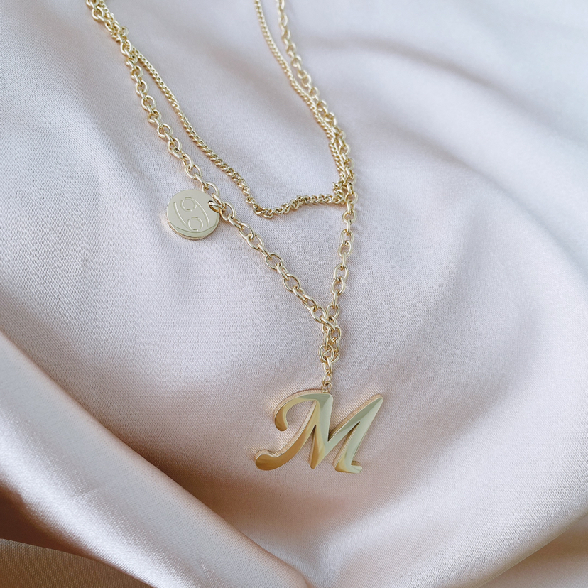 Korean Hot-Selling Double-Layer Fashion Maintains Color Titanium Steel Necklace All-Matching Affordable Luxury Choker