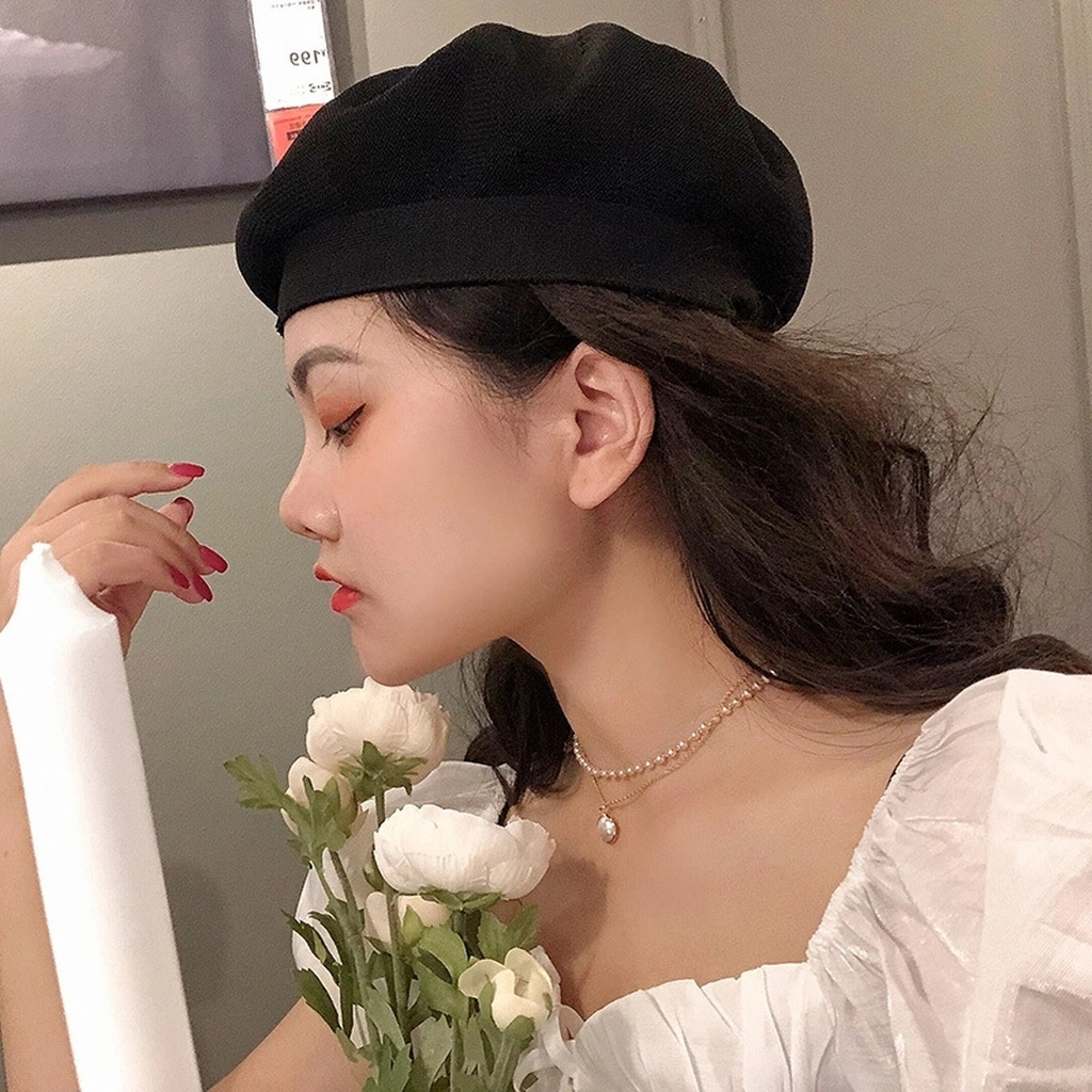 Choker Internet-Famous and Vintage Ins Simple Double-Layer Pearl Necklace Women's Fashion Clavicle Chain Short Neckband Neck Accessories