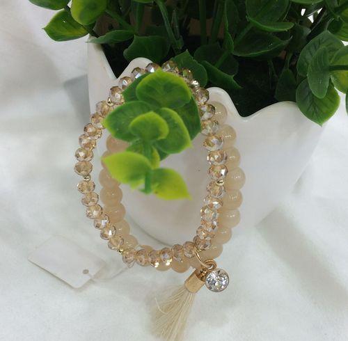 European and American popular glass beads to crystal Elastic Bracelet manufacturers selling