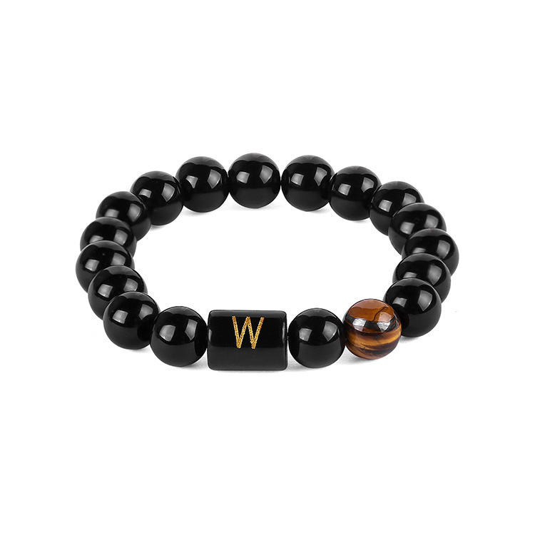 2021 Cross-Border Blue Tigereye Beaded Bracelet Yoga Bracelet Sports Bracelet Bracelet Elastic Bracelet