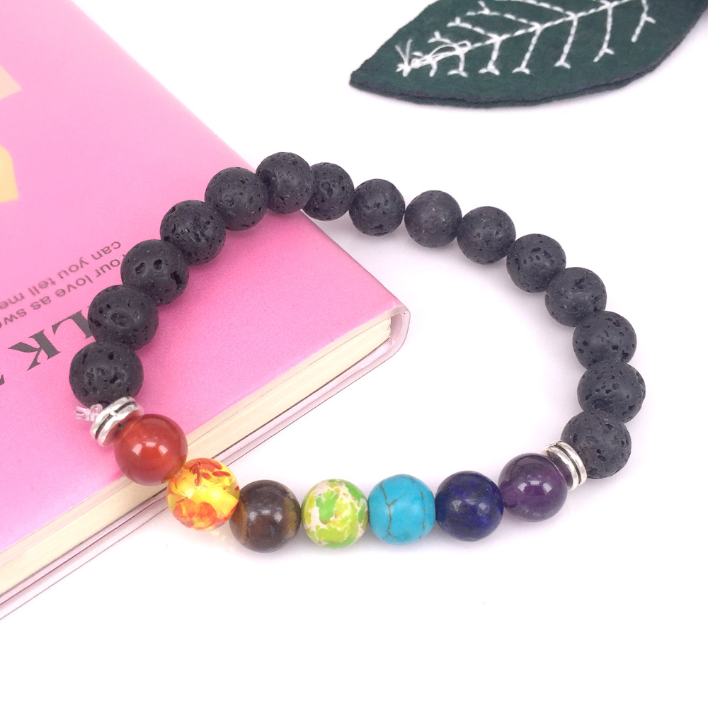 2021 Cross-Border Blue Tigereye Beaded Bracelet Yoga Bracelet Sports Bracelet Bracelet Elastic Bracelet