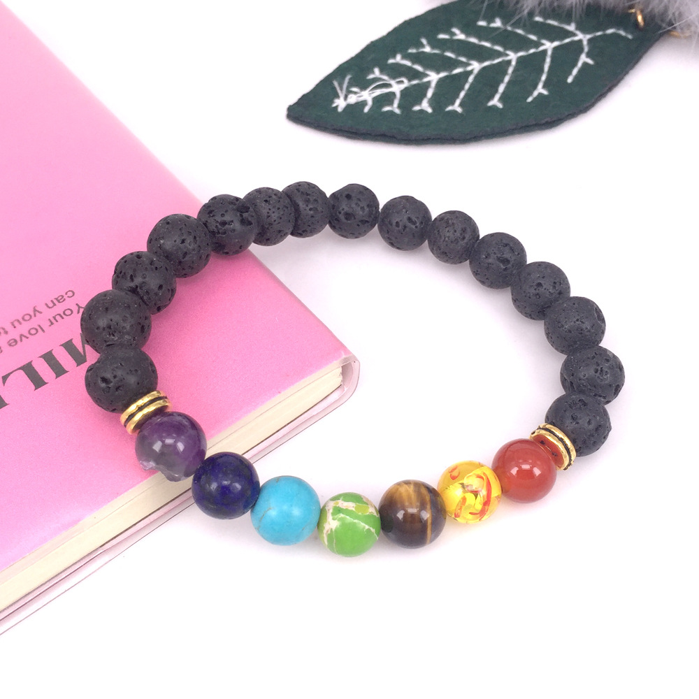 2021 Cross-Border Blue Tigereye Beaded Bracelet Yoga Bracelet Sports Bracelet Bracelet Elastic Bracelet