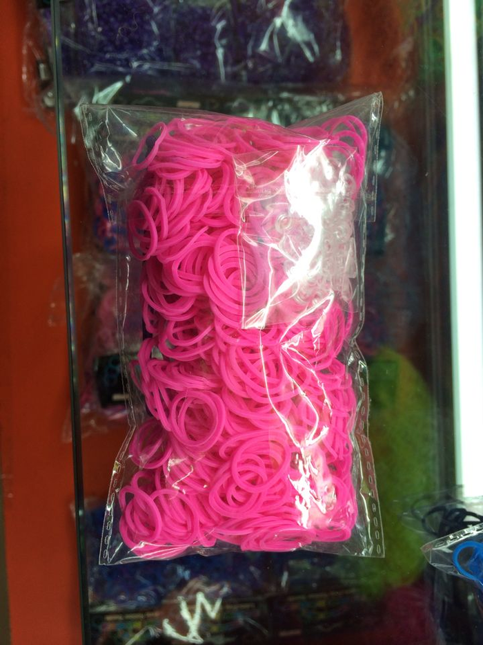 Taobao for factory wholesale self - made silicone rubber bracelet DIY bulk woven elastic band brightly colored