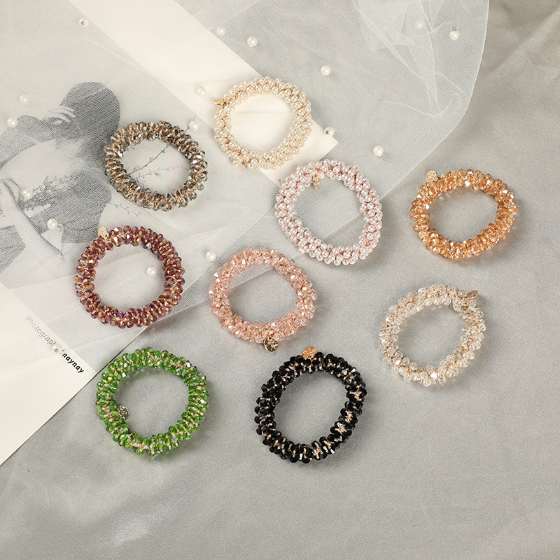 Korean Style Elastic Hair Ring Women's Stylish Hair Accessories Ins Mori Style Rubber Band Tie-up Hair Head Rope Bracelet Dual-Use Hair Band Wholesale Korean Style Elastic Hair Ring Women's Stylish Hair Accessories Ins Mori Style Rubber Band Tie-up Hair Head Rope Bracelet Dual-Use Hair Band Wholesale