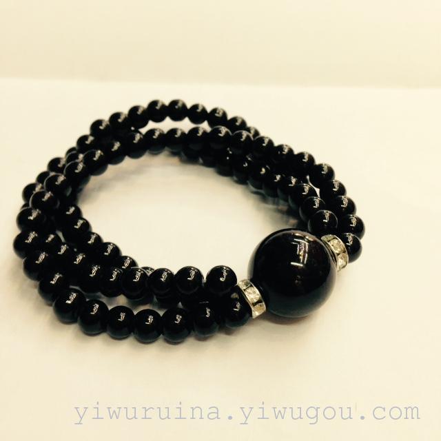 Foreign trade accessories European and American fashion elastic pearl bracelet ladies bracelet