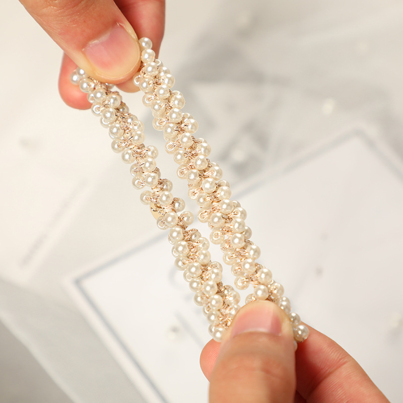 Korean Style Elastic Hair Ring Women's Stylish Hair Accessories Ins Mori Style Rubber Band Tie-up Hair Head Rope Bracelet Dual-Use Hair Band Wholesale Korean Style Elastic Hair Ring Women's Stylish Hair Accessories Ins Mori Style Rubber Band Tie-up Hair Head Rope Bracelet Dual-Use Hair Band Wholesale