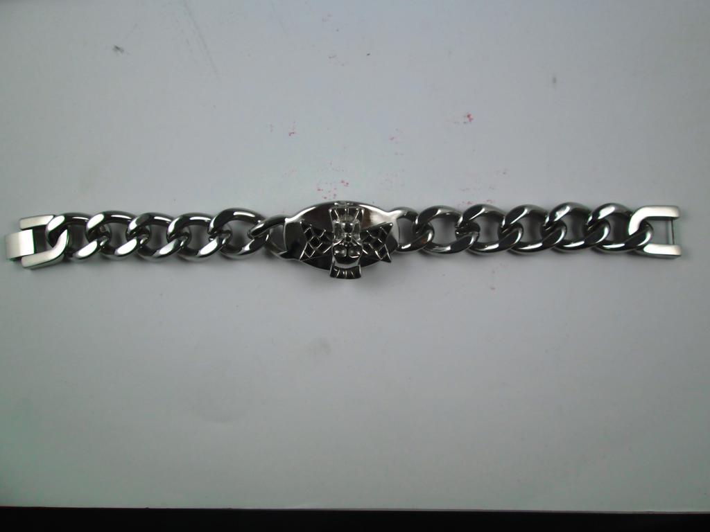 Bracelet stainless steel 316 l skull casting die casting