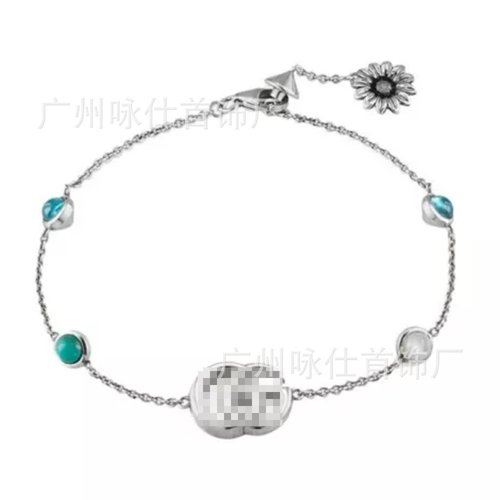 Gujia Double G Bracelet S925 Vintage Distressed Bracelet Elf Skull Men's and Women's Factory Wholesale WeChat Delivery Gujia Double G Bracelet S925 Vintage Distressed Bracelet Elf Skull Men's and Women's Factory Wholesale WeChat Delivery