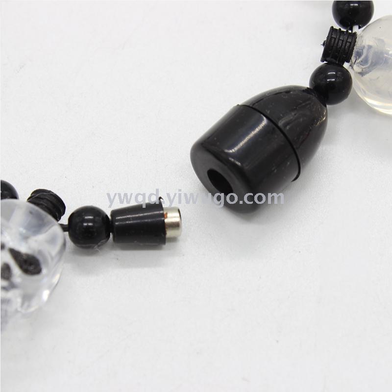 ZD Halloween Luminous Bracelet Skull Lighting Chain Manufacturer Foreign Trade Popular Style LED Luminous Bracelet Magnet Bracelet
