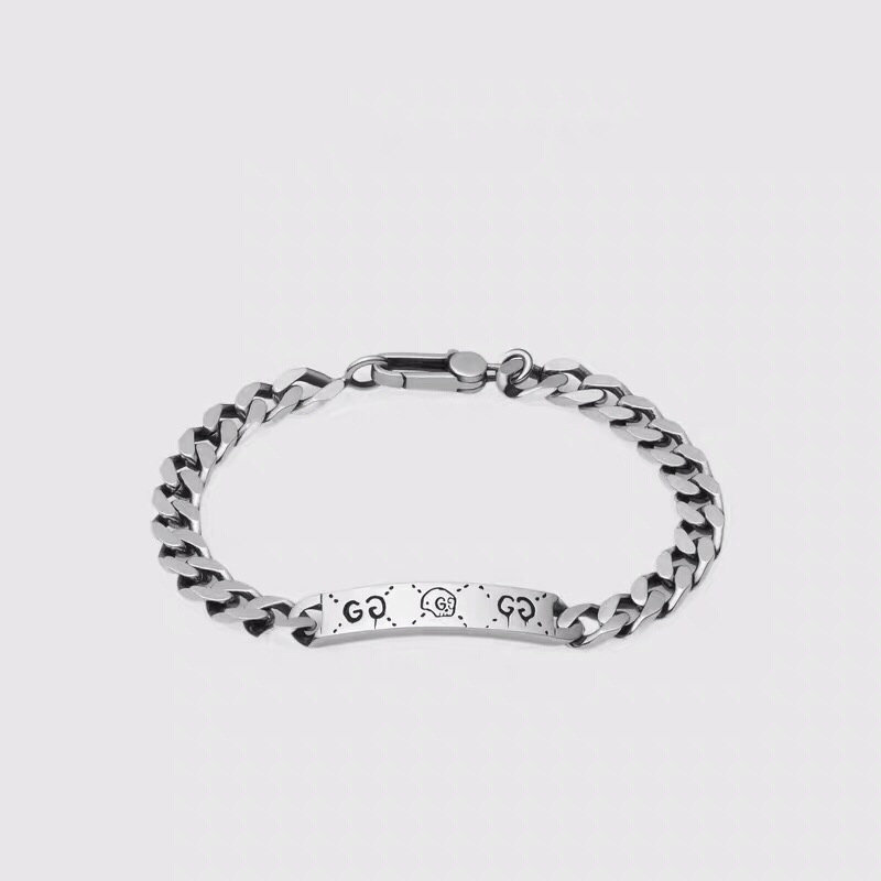Ancient Mingchi Ghost Skull Elf Couple Closed Mouth Mutual Buckle Bracelet True Love Fearless Valentine&#039;s Day Gift