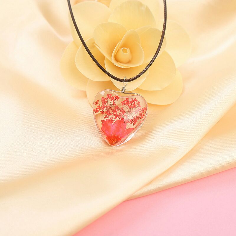 Cross-border new double time gem life village butterfly necklace manufacturers wholesale