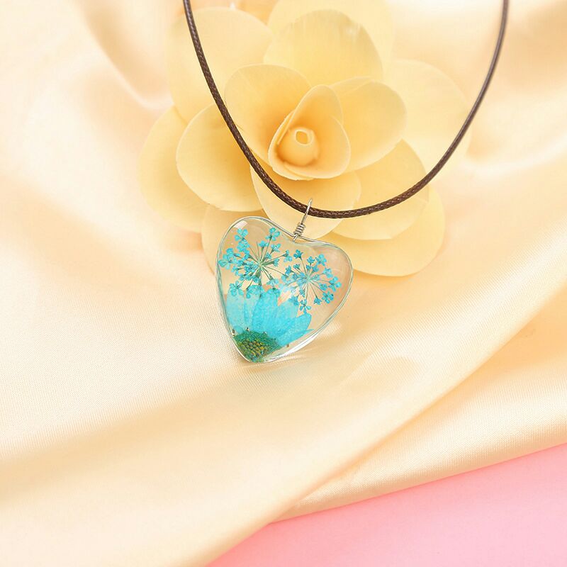 Cross-border new double time gem life village butterfly necklace manufacturers wholesale