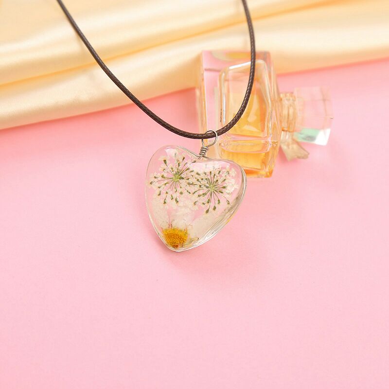 Cross-border new double time gem life village butterfly necklace manufacturers wholesale