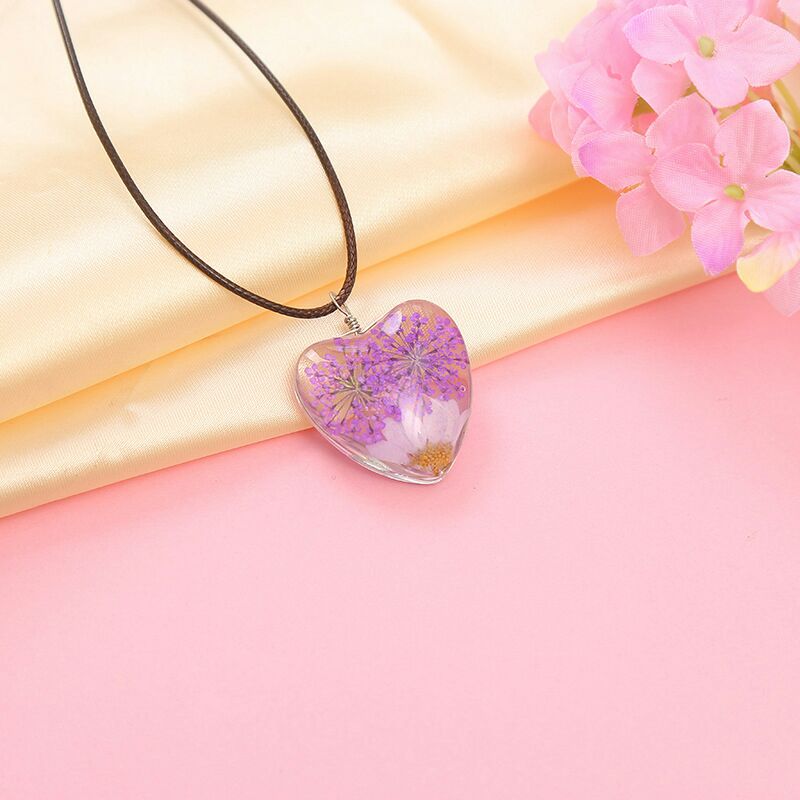Cross-border new double time gem life village butterfly necklace manufacturers wholesale